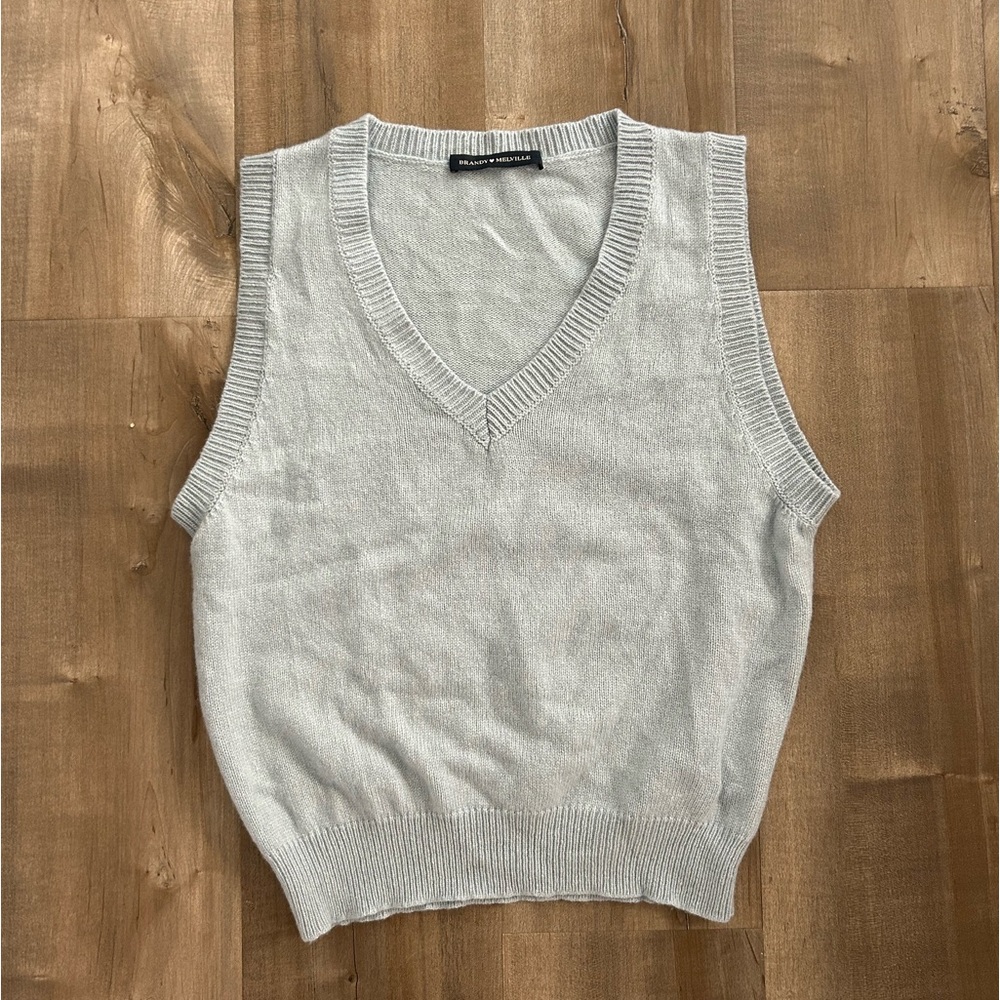 Brandy Melville Blue Soft Vest